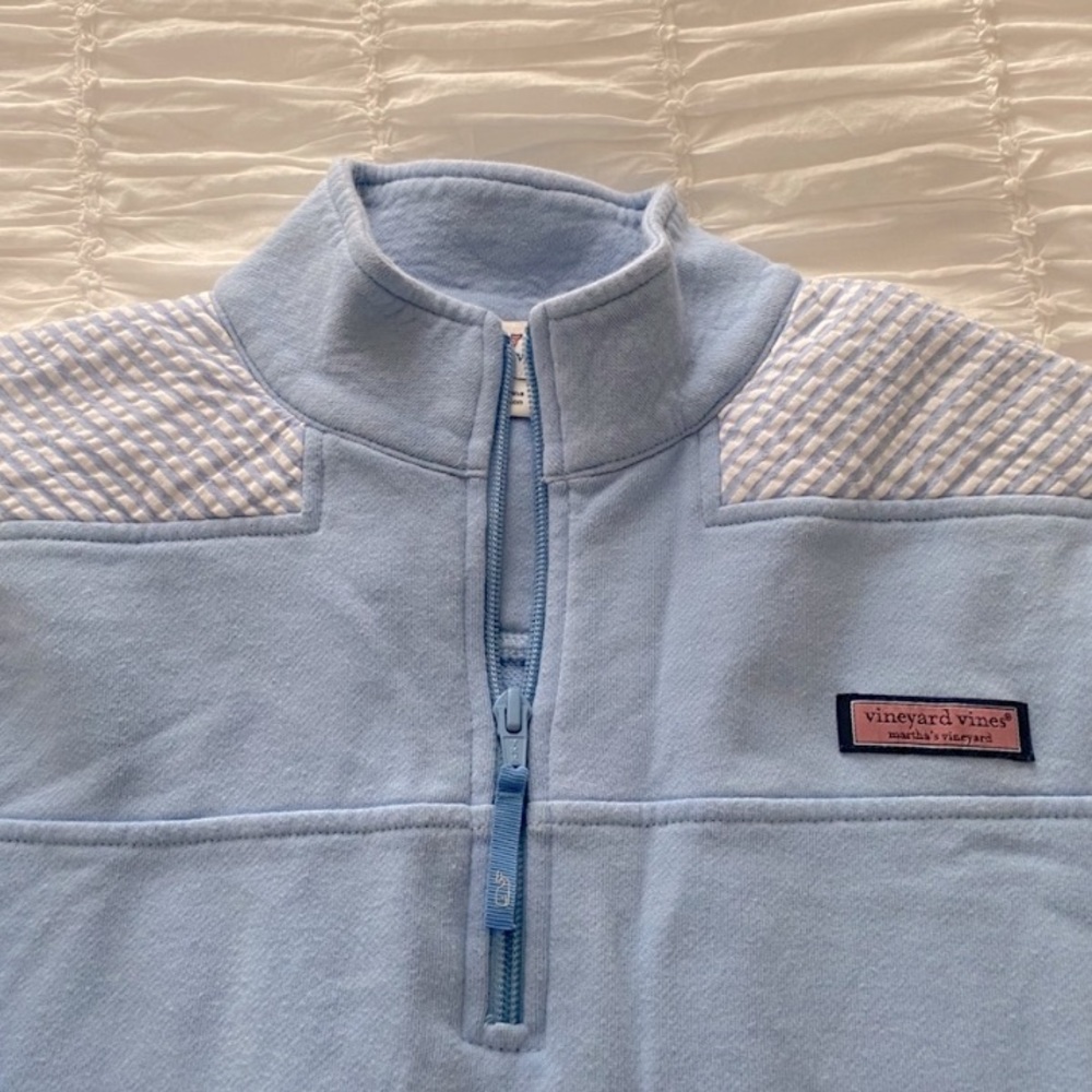 *NEW* Vineyard Vines Light Blue Quarter-zip